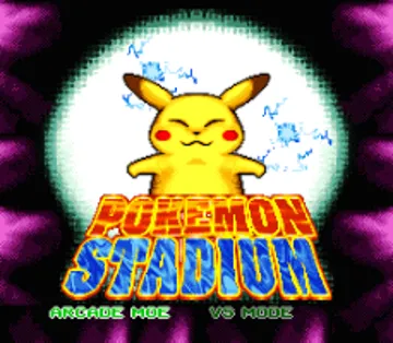 Pokemon Stadium (World) (Unl) (Pirate) screen shot title